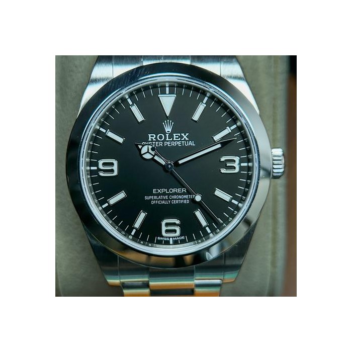 Rolex Explorer39mm MK2 Dial • Discontinued • 2017 Card & White Tag Ref. 214270
