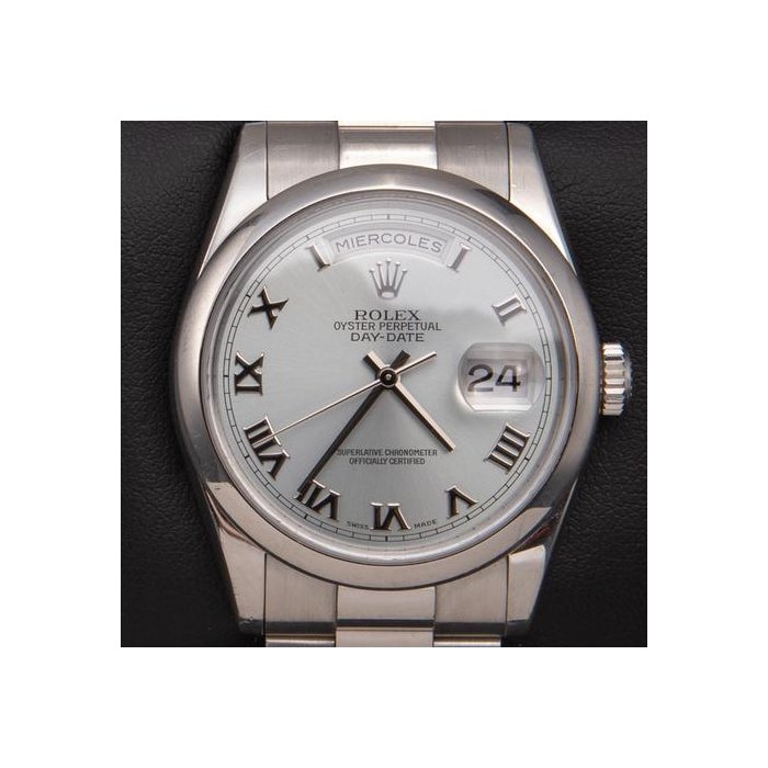 Rolex Day-Date36 Ice Blue Dial Box & Papers Ref. 118206