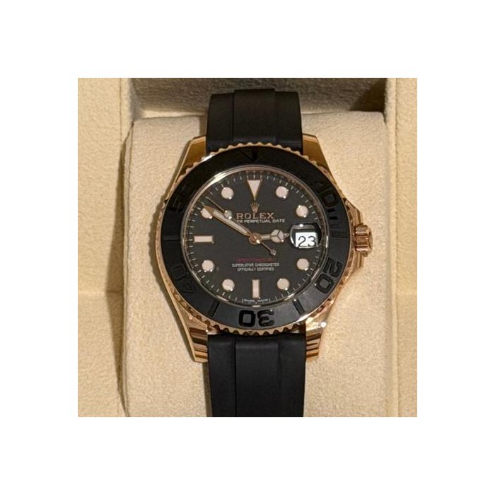 Rolex Yacht-Master37 Barely worn. Originally sold by Rolex at Mecca Saudi Arabia Ref. 268655