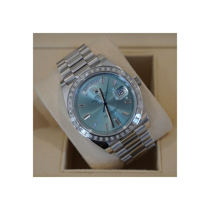Rolex Rolex Day-Date40 Factory Baguette Platinum, Price & Market Data