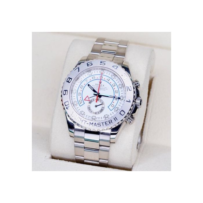 Rolex Yacht-Master II116689 White Dial White Gold 44mm 2013