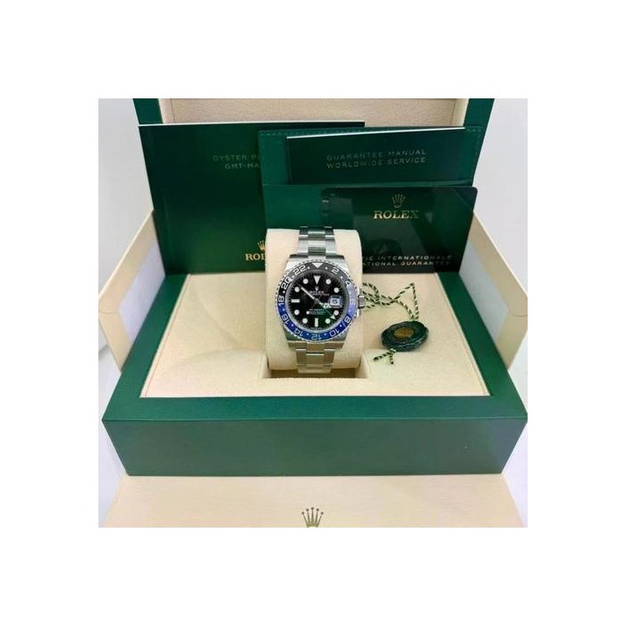 Rolex GMT-Master II2021 "Batman" 40mm Black Dial Oyster Ref. 126710BLNR