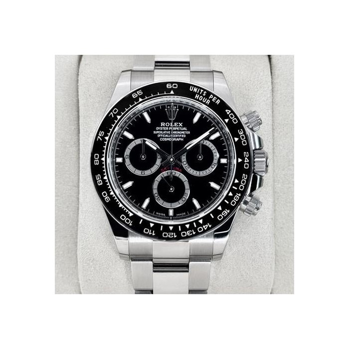 Rolex Daytona2025 Rolex Daytona 40mm 126500LN Stainless Steel Black Dial