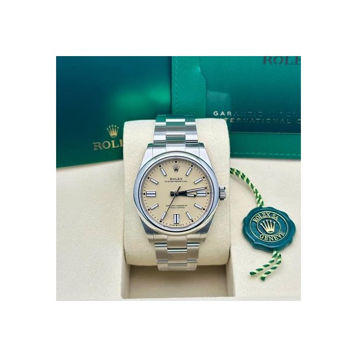 Rolex Oyster PerpetualBeige Dial (2025 Release) Ref. 134300