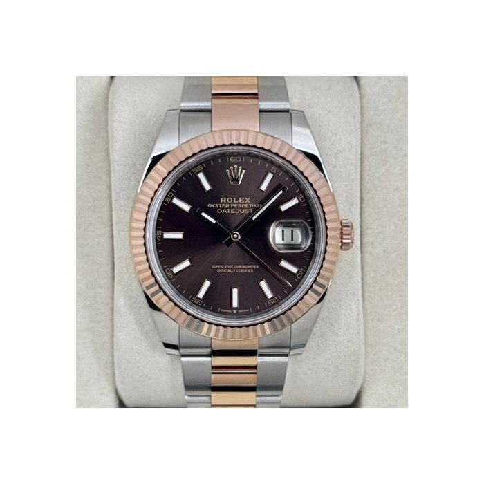 Rolex DatejustNEW 2026 Datejust 41mm 126331 Two-Tone Oyster Chocolate Dial