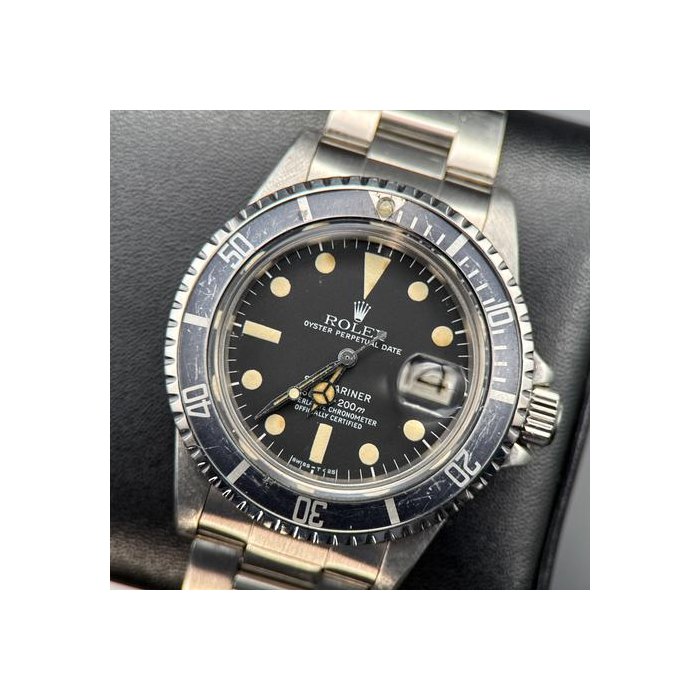 Rolex Submariner DateVintage"Ghost Bezel" 1978 Stainless Steel 40mm (1680)