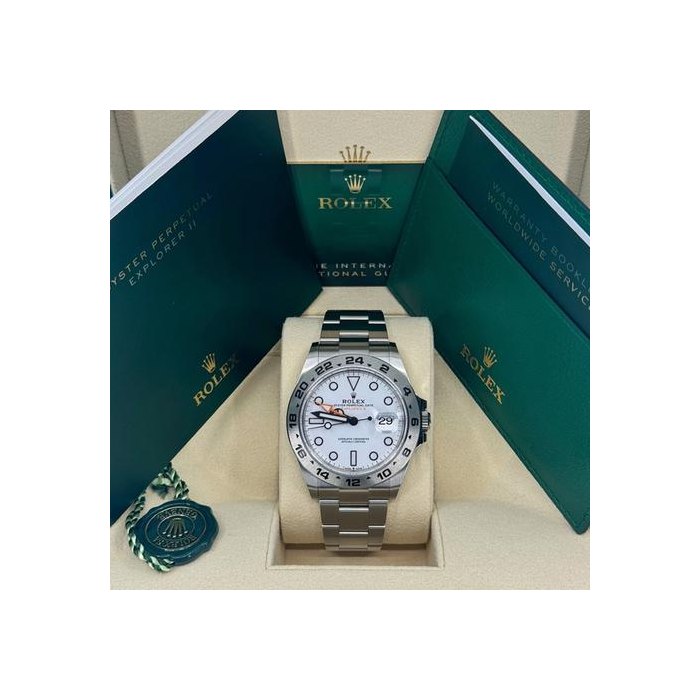 Rolex Explorer IIMint 2025 Explorer II 42mm Stainless Steel White 226570-0001