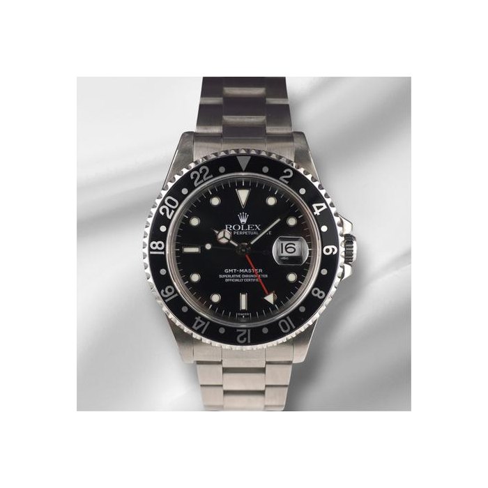 Rolex GMT-Master40MM Steel Black Dial Men's Watch 16700