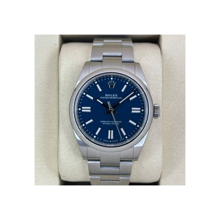 Rolex Oyster PerpetualNEW 2026 Oyster Perpetual 41mm 134300 Med Blue Dial