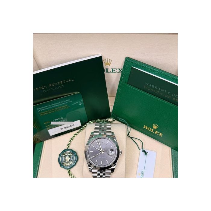 Rolex Datejust41 2025 Datejust 41 mm Grey Jubilee 126300