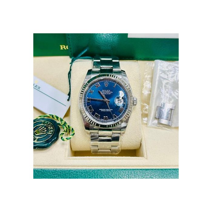 Rolex Datejust36 2017 BLUE ROMAN DIAL Ref. 116234
