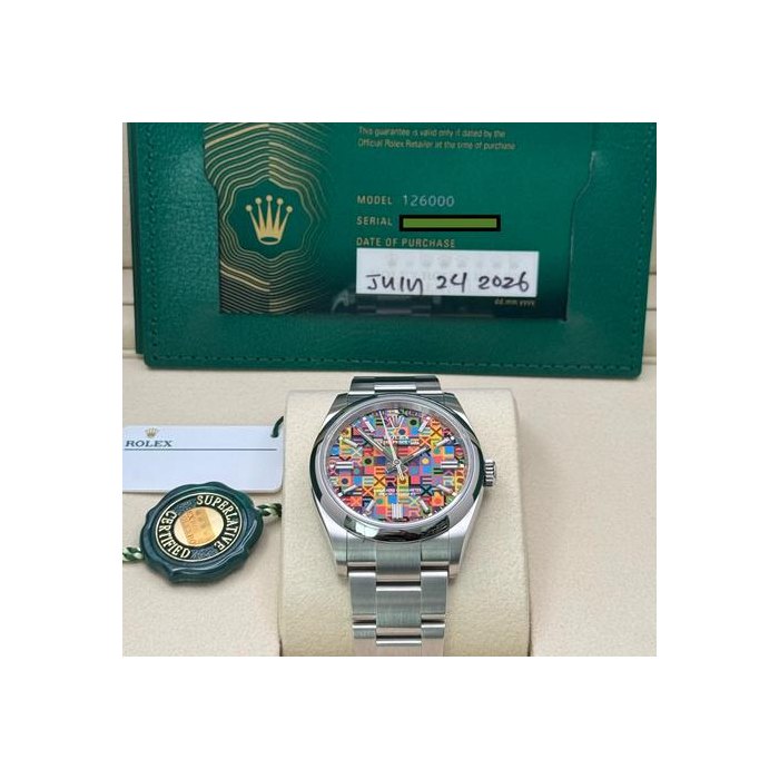 Rolex Oyster Perpetual2026 Full Set - Jubilee Motif - Collector Kit Included Ref. 126000