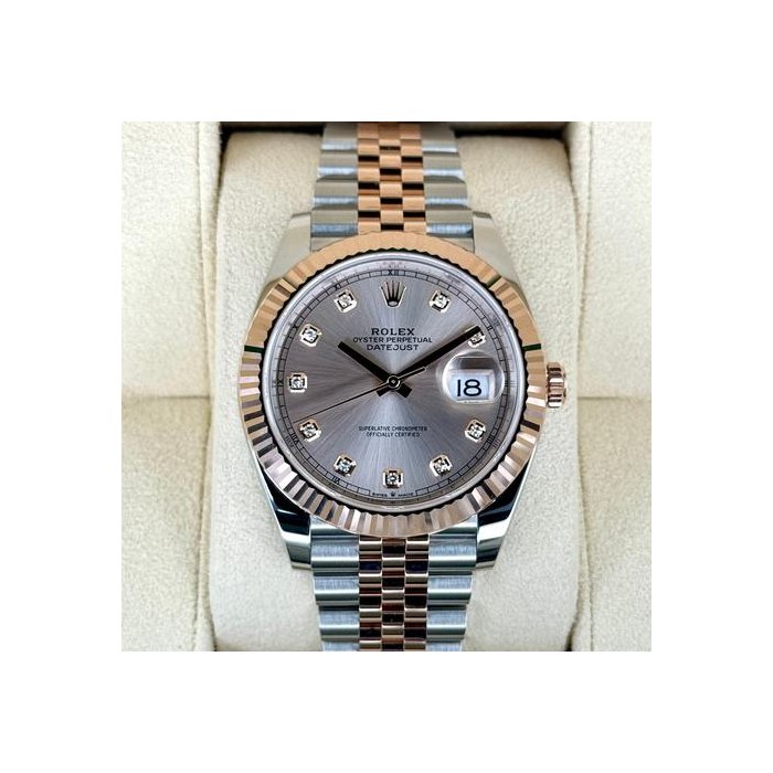 Rolex DatejustNEW 2025 Datejust 41mm 126331 Two-Tone Jubilee Sundust Diamond Dial
