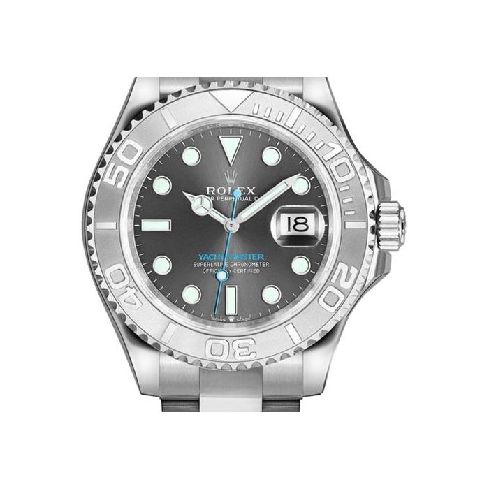Rolex Yacht-Master40 Platinum Bezel Men's Watch 126622-0001 Includes Box