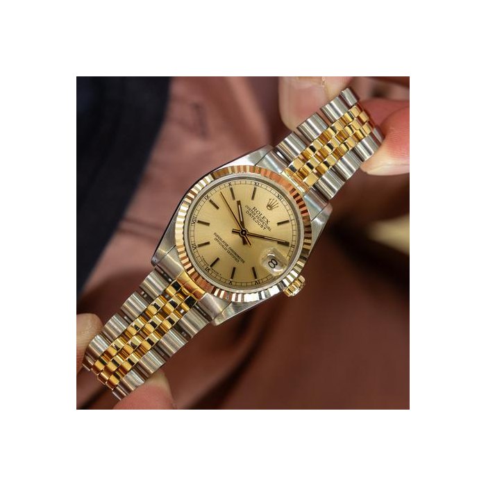 Rolex Datejust31 31mm | Champagne Dial Ref. 68273