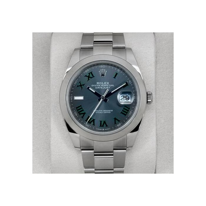 Rolex DatejustNEW 2026 Datejust 41mm 126300 Wimbledon Dial Oyster