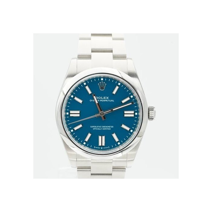 Rolex Oyster Perpetual41 134300 Blue Dial Stainless Steel BOX/PAPERS