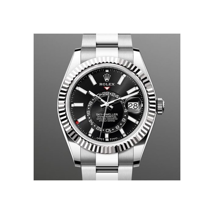Rolex Rolex Sky-DwellerNEW 2026 JULY 336934 Black Oyster Steel 42 mm, Price & Market Data