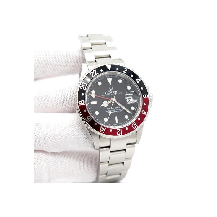 Rolex GMT-Master II16710 GMT Master II with Red & Black Bezel - Service Cards November 2014 & June 2025 + Black Bezel Ref. 16710LN