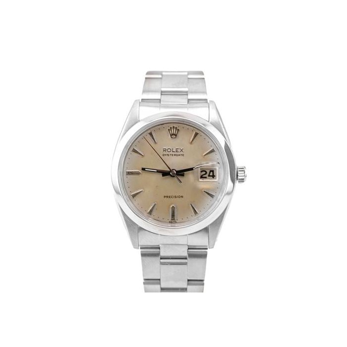 Rolex Oysterdate Precision6694 Oyster Date 34 mm Smooth Bezel White Index Dial Oyster Bracelet 1962