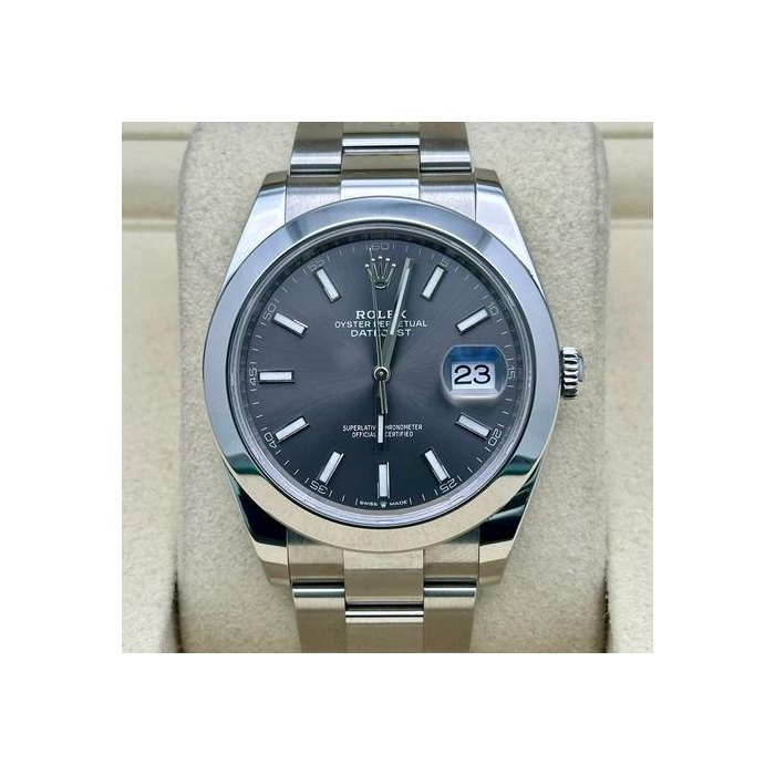 Rolex Datejust41 Rhodium Dial 2025 - New Style Box Ref. 126300