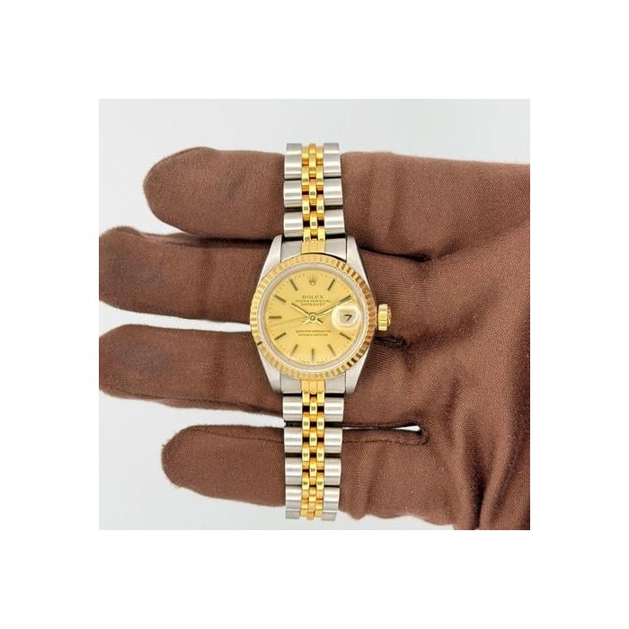 Rolex Lady-Datejust1994 Rolex Datejust 26mm Stainless Steel/Yellow Gold 69173