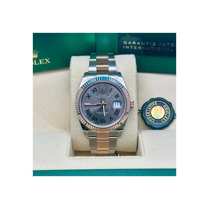 Rolex Datejust41 Wimbledon Dial Rose Gold Ref. 126331