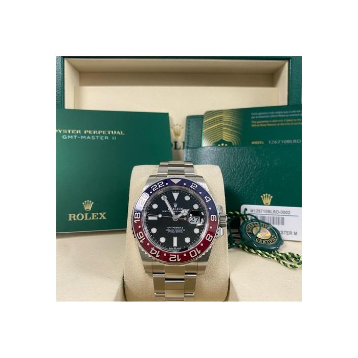 Rolex GMT-Master IINEW JUNE 2026 UNWORN GMT-Master II Steel Oyster "Pepsi" 126710BLRO FULL SET