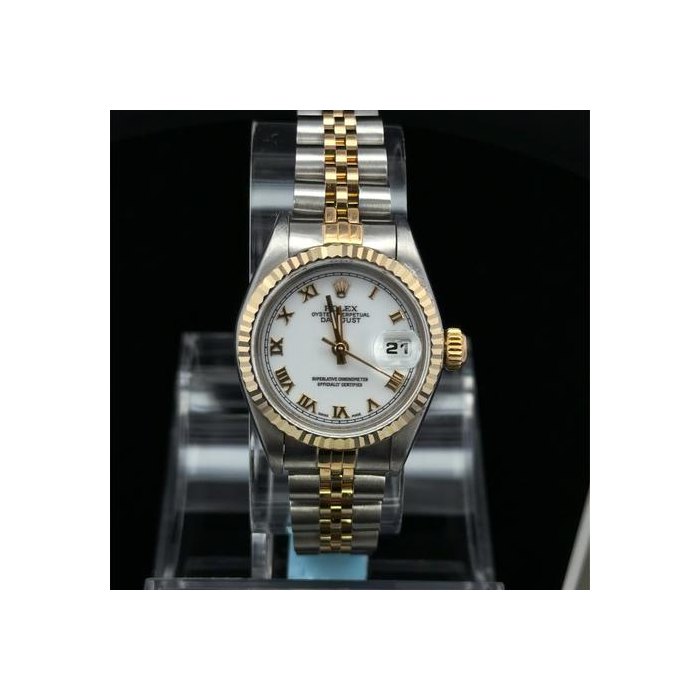 Rolex Lady-DatejustWhite Roman Dial Ref. 69173