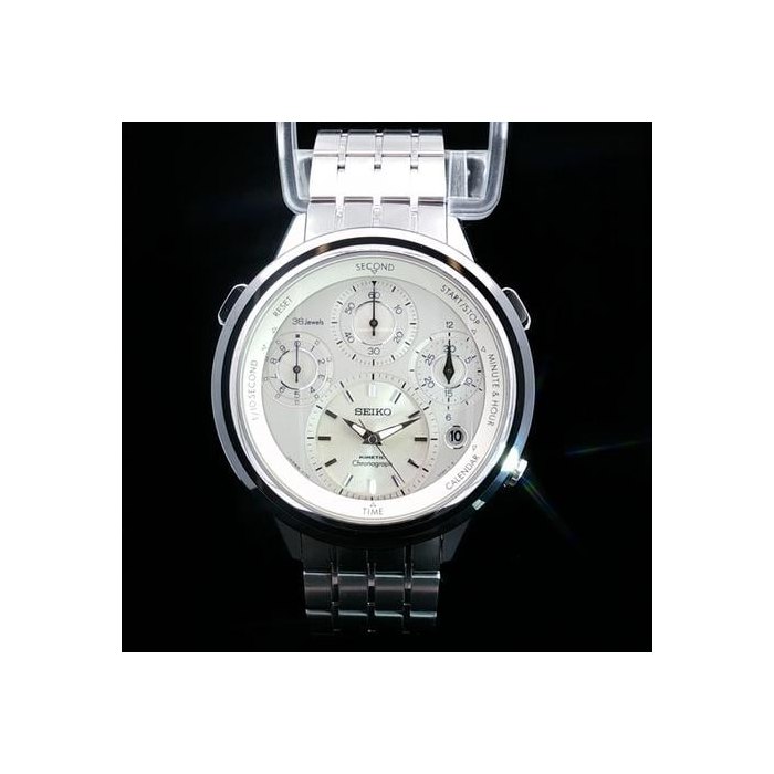 Seiko Kinetic40th Chronograph Anniversary - 9T82 Limited Edition JDM Release - Includes Kinetic Chargers Ref. SBCG003