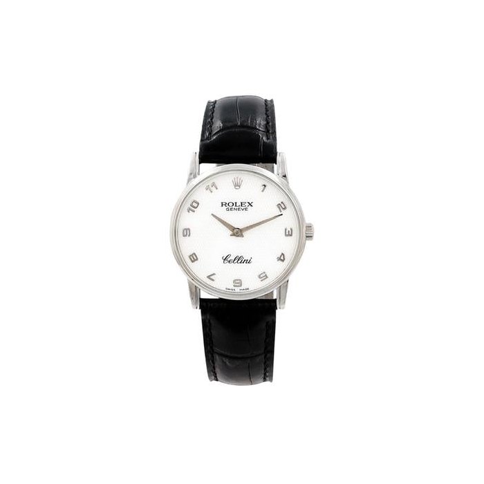 Rolex CelliniClassic 32mm 18k White Gold Mother of Pearl 5116 Box & Papers 2002
