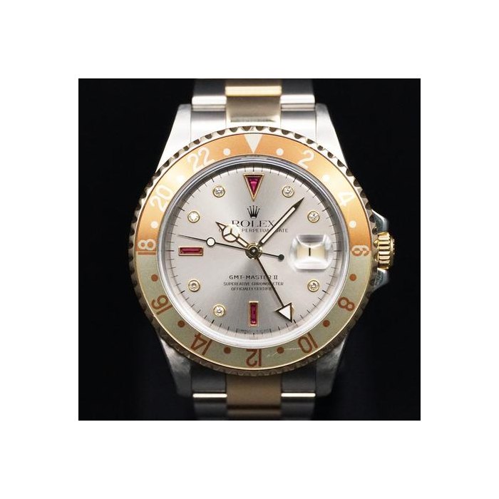 Rolex GMT-Master IIFull Set - 2007 / Serti Dial "Root Beer" Ref. 16713