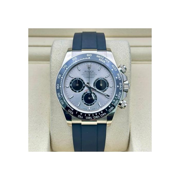 Rolex DaytonaCosmograph Daytona White Gold Silver Dial Ghost Oyster Flex 2025 - New Style Box Ref. 126519LN