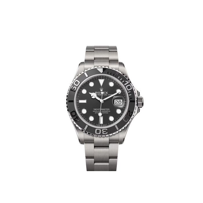 Rolex Yacht-Master42 Black Dial Black Bezel Titanium Oyster Bracelet Ref. 226627