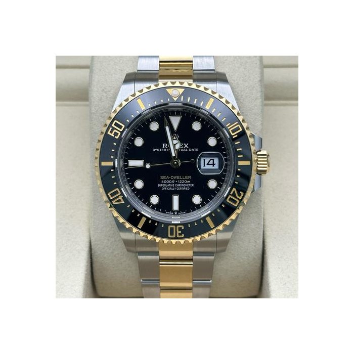 Rolex Sea-DwellerBlack Dial Two Tone Yellow Gold 2025 - New Style Box Ref. 126603