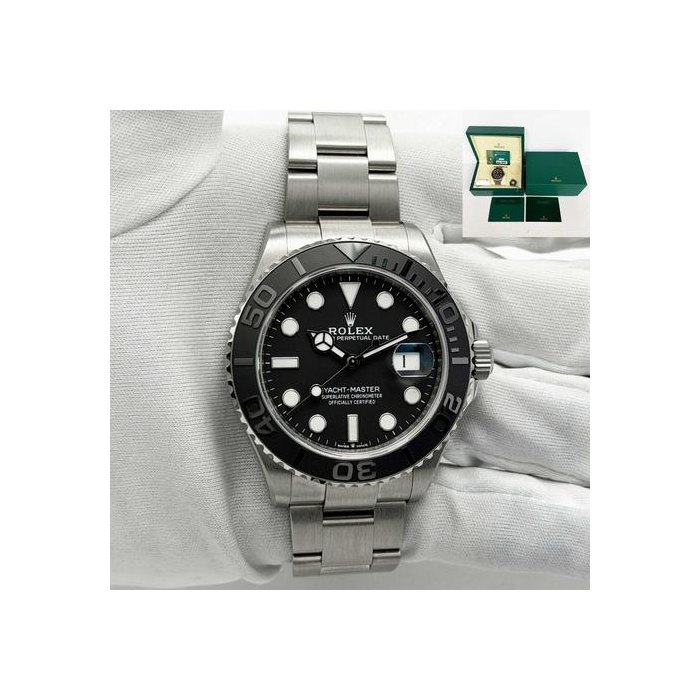 Rolex Yacht-Master2025 Rolex Yacht-Master 226627 42MM Black Titanium Box PaperYacht-Master