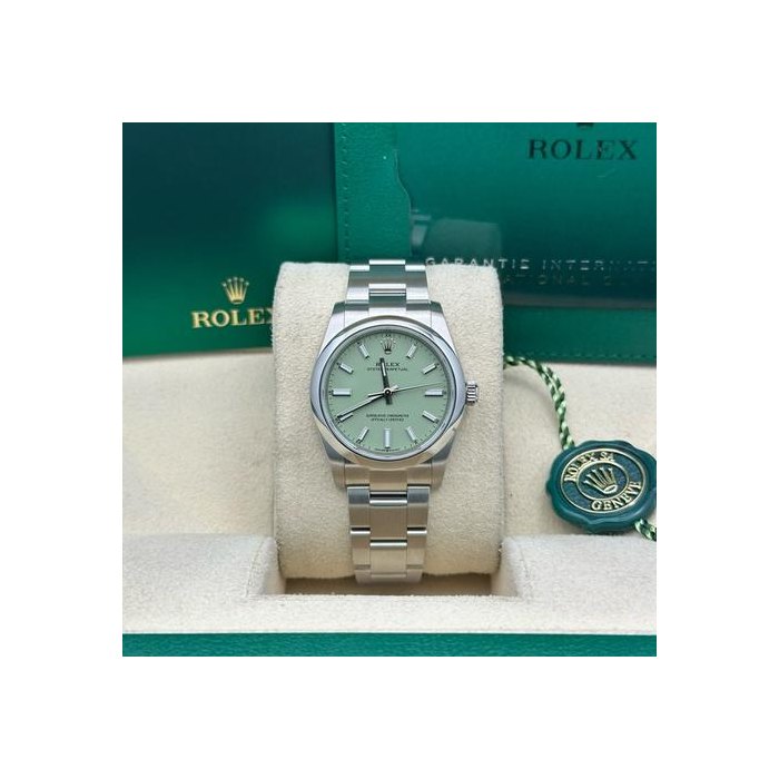 Rolex Oyster Perpetual34 Pistachio Green Ref. 124200
