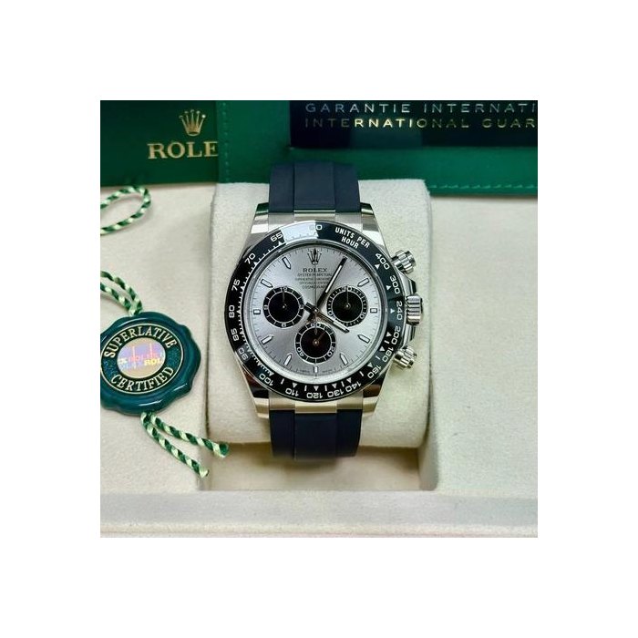 Rolex DaytonaUnworn 2026 "Ghost" White Gold 40mm Grey Dial Oysterflex Ref. 126519LN-0006