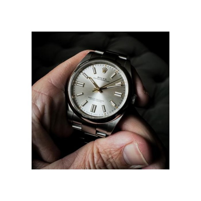 Rolex Oyster Perpetual41 Mint Full Set / Both Tags / Card / Manuals / inner and outer Ref. 124300