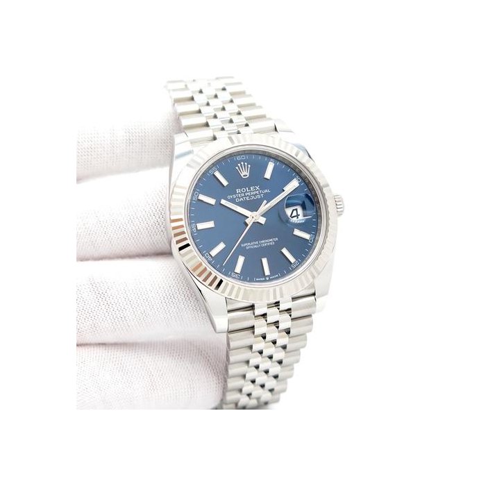 Rolex Datejust126334 Datejust 41 with Blue Stick Dial on Jubilee (New Old Stock)