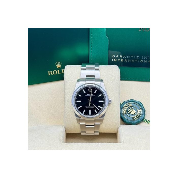 Rolex Oyster Perpetual34 Black Ref. 124200