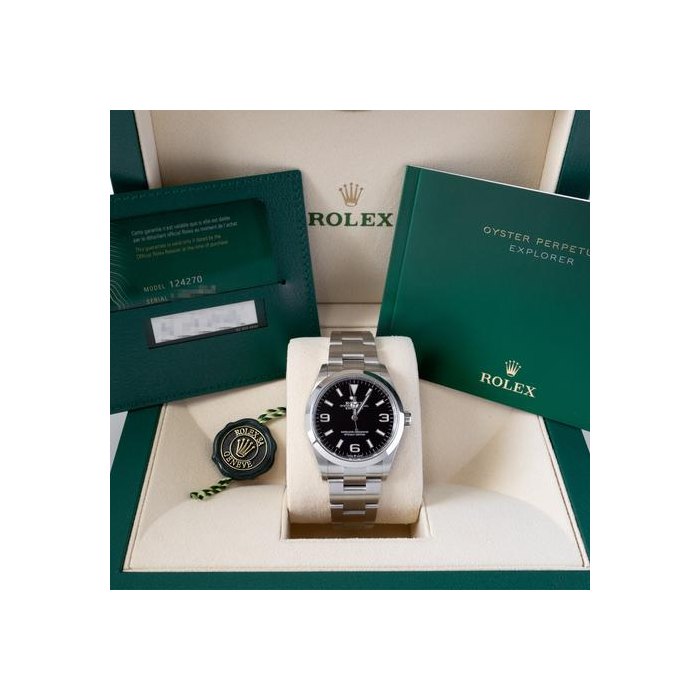 Rolex Explorer1 124270 36mm COMPLETE SET