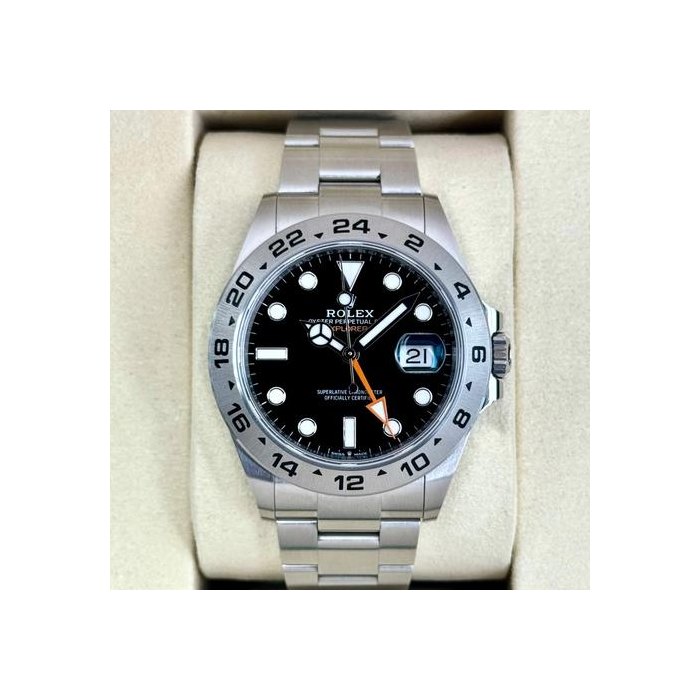 Rolex Explorer IINEW 2026 Explorer II 42mm 226570 Stainless Steel Black Dial