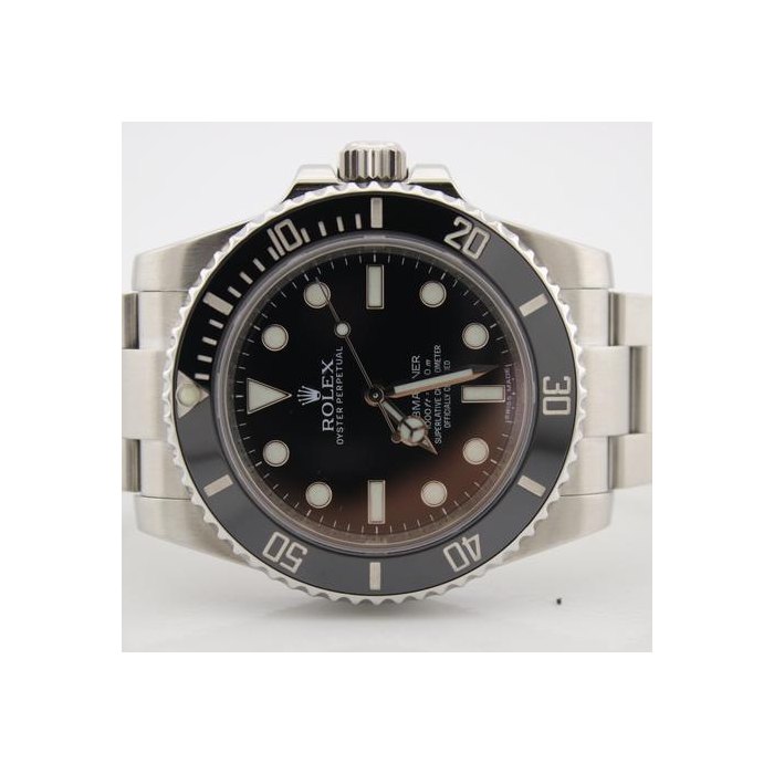 Rolex Submariner (No Date)2014 Submariner No Date Black Dial Stainless Steel 40mm Watch 114060