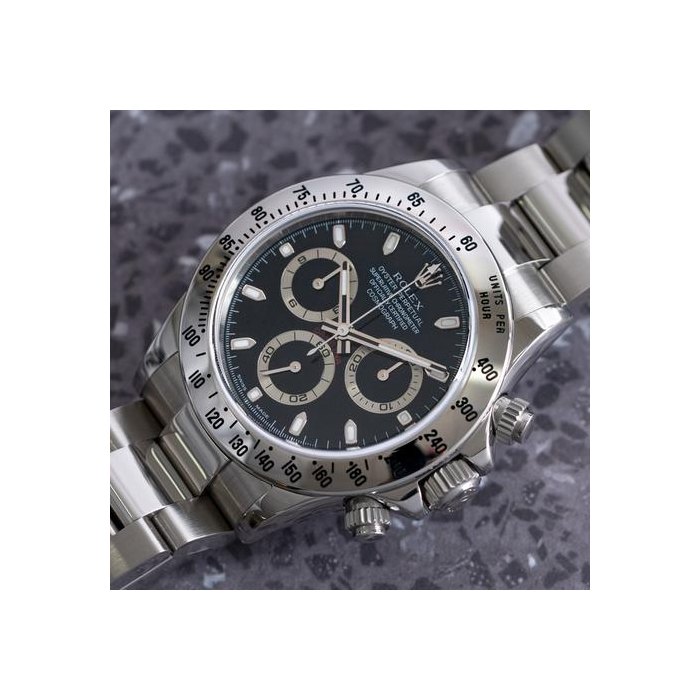 Rolex DaytonaCosmograph 2004 Full Set 116520 Steel Black Dial 40mm