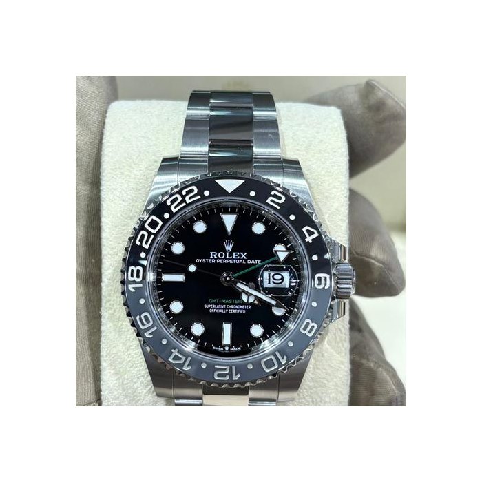 Rolex GMT-Master IIBruce Wayne on Oyster Bracelet Stainless Steel 126710grnr 2026 Fresh Full Set