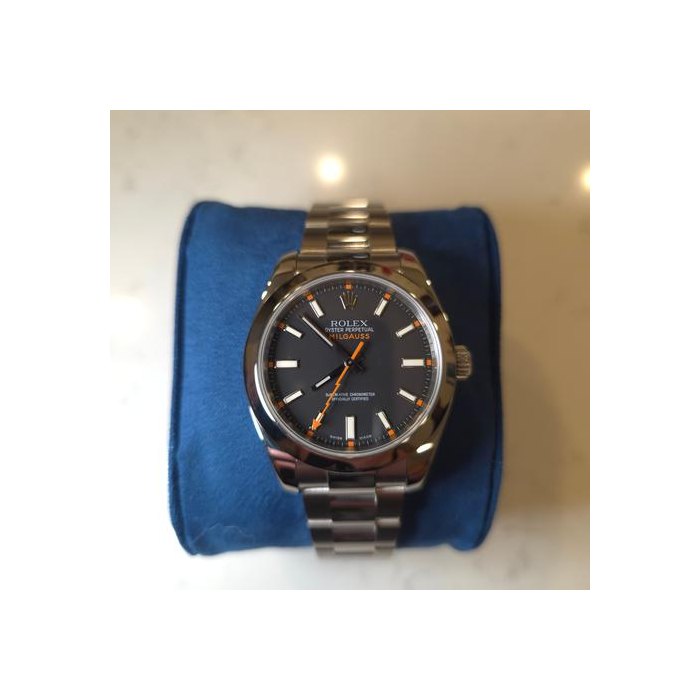 Rolex Milgauss$9,000 OBO Original card 3bay authenticity & w hang tag Ref. 116400