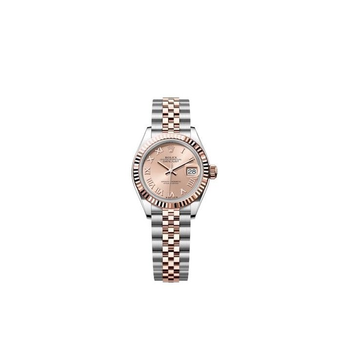 Rolex Rolex Lady-DatejustRose-Colour Roman Dial Two Tone Rose Gold Fluted Bezel Jubilee Bracelet, Price & Market Data