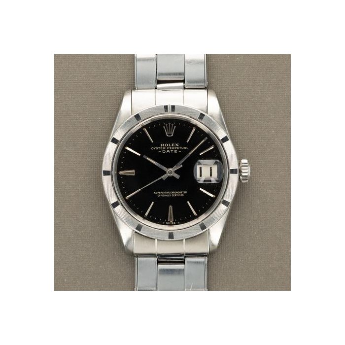 Rolex Oyster PerpetualDate Ref. 1501 Black 'Gilt' Dial