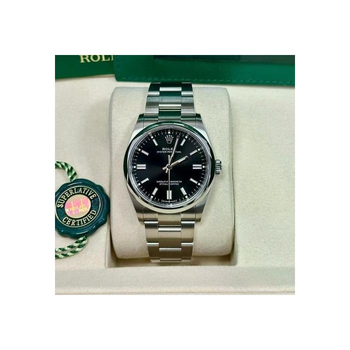 Rolex Oyster PerpetualUnworn 2026 36mm Black Dial Oyster Bracelet Ref. 126000